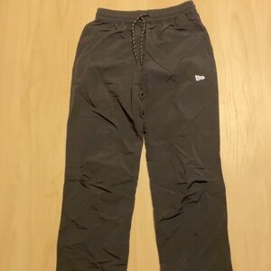 New Era Black Men's Drawstring Joggers with Logo